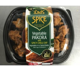 Vegetable  Pakora with Spicy Chilli Dip